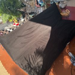 Futon Bed With Two Bottom Draws For Clothes Black And Wood Style  