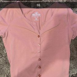 hollister small baby tee