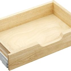 Soft Close Wood Pull Out Cabinet Organizer 10½” W x 10 ³/₁₀” D, Slide Out Cabinet Organizer with Full Extension Rail Slides Pull Out Drawer for Wall C