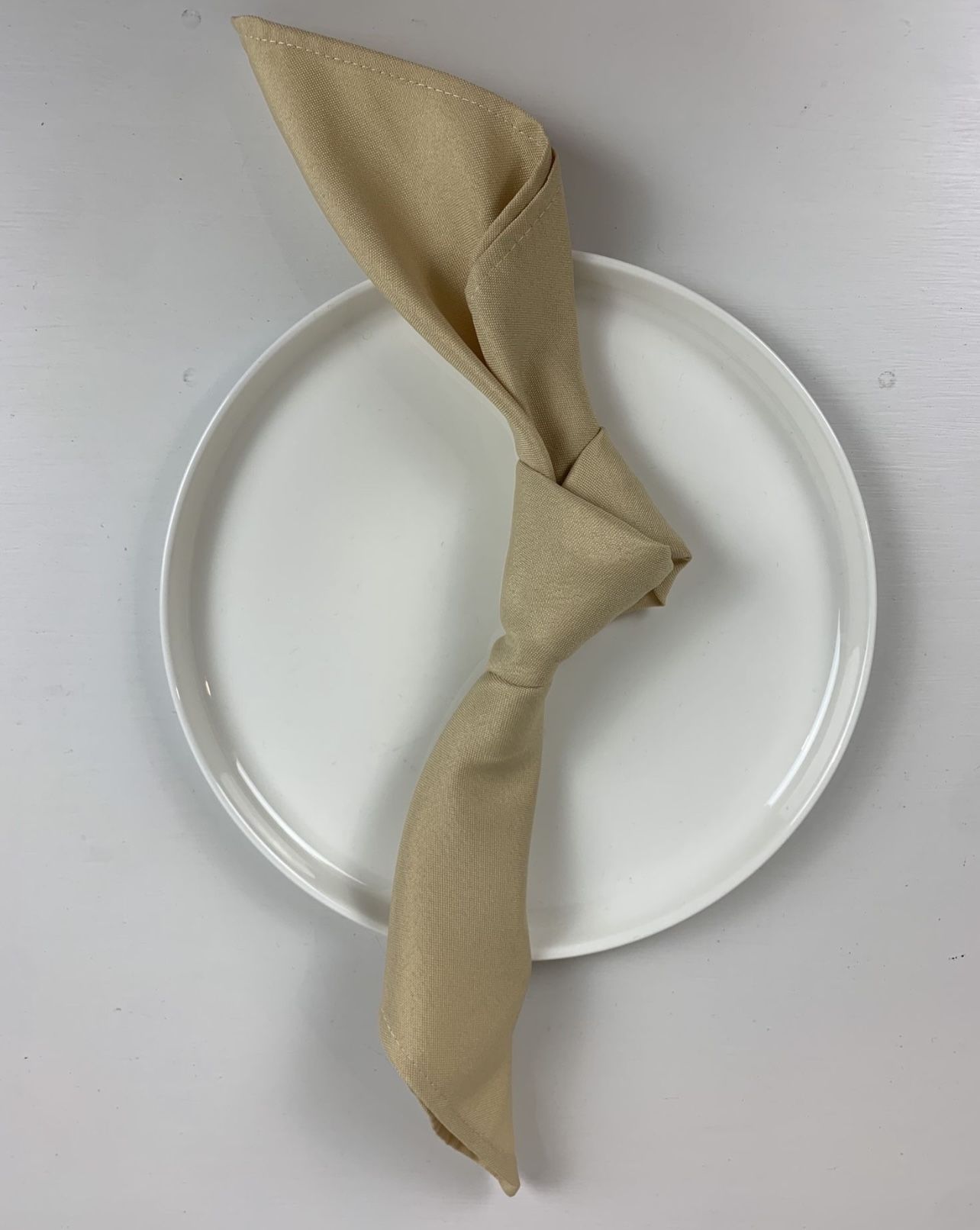 15 Beige Canvas Napkins