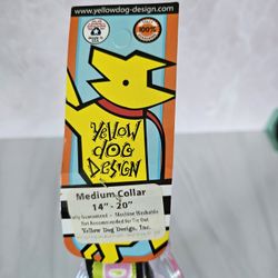 Dog Collar Light Green- "Daisy" in Pink 