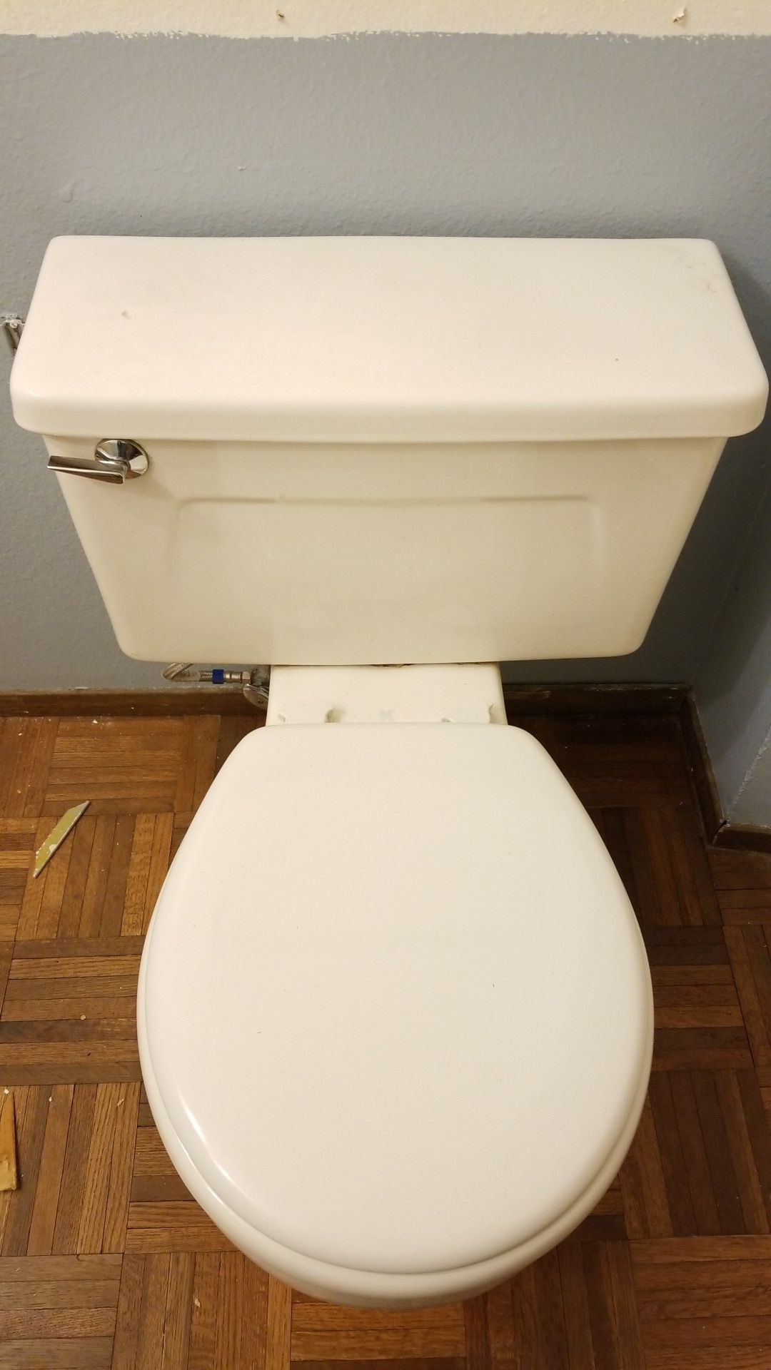 Vintage toilet with 3.5 gallon flush
