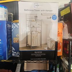 Bathroom Tower Wth Hamper