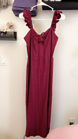 billabong burgundy dress