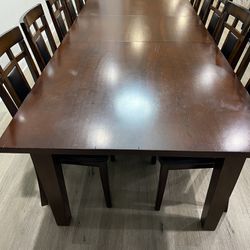 Large Dining Table Set 
