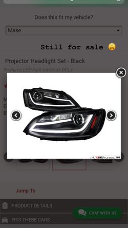 Improve your looks and visibility with these projector headlights with LED daytime running lights from Spec-D