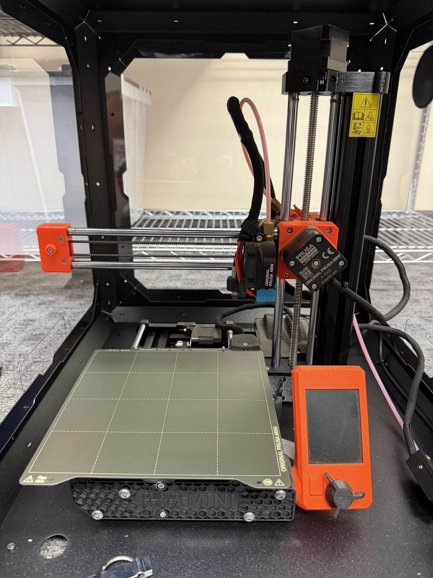 Prusa Mini 3D Printer + Enclosure - Low Hours