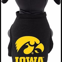 NCAA Cotton-Kra Dog Sleeveless Shirt with Iowa Hawkes Logo