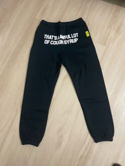 Awful lot of cough syrup Cuffed Sweats