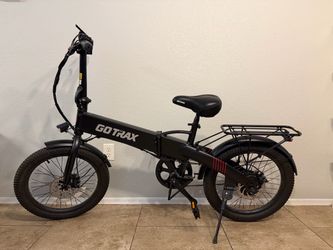 Go Trax black e-bike Z4 Lite folding bicycle bike