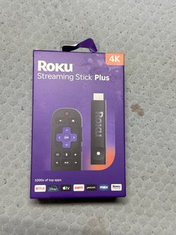 Roku Streaming Stick Plus 4K & HDR Streaming Device for TV with Voice Remote