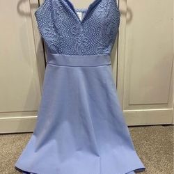 no boundaries blue dress