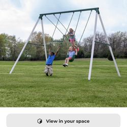 Heavy Duty Metal Swing Set 