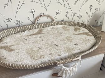Changing Table Basket Boho