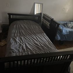Twin Bunk Beds Black