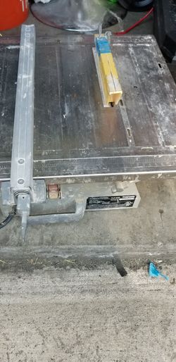 Work force tile saw