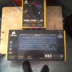 CORSAIR Mechanical Gaming Keyboard & Mouse Wireless