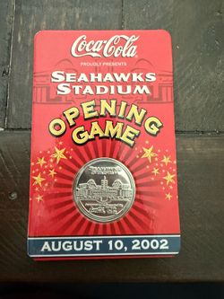 2002 Coca-Cola Seattle Seahawks Stadium Opening Game Commemorative Coin