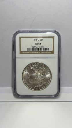 1898-O Morgan Silver Dollar MS64 NGC