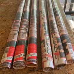 Ncync  Christmas Gift Wrapping Paper 6 Rolls 