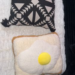 Two Cute And Fun Throw Pillows 