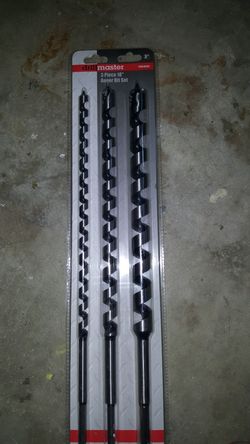 Auger Drill bit set