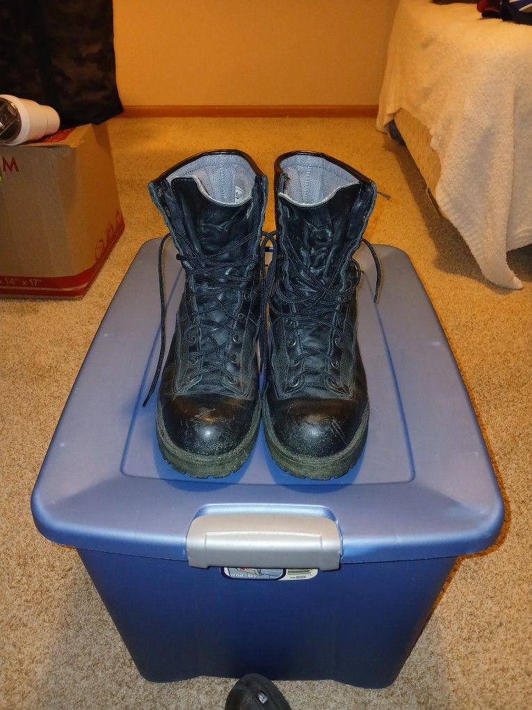 Danner All Black Leather Gore-tex Boots