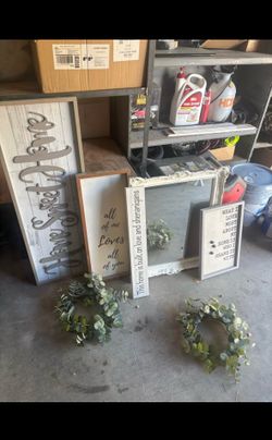 Decor items for sale- send offers