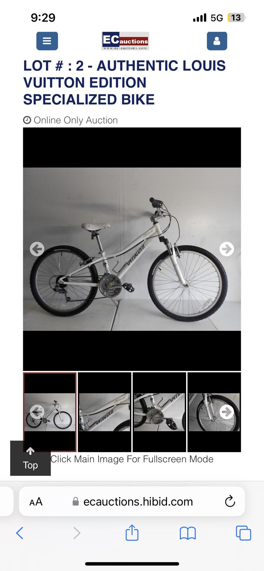 Specialized X Louis Vuitton Bike
