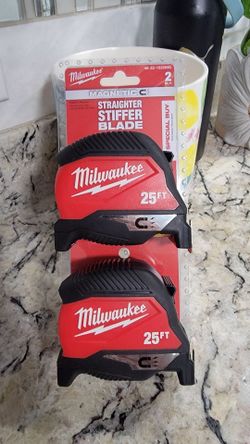 Milwaukee 25ft Magnetic Tape Measure 2-Pack