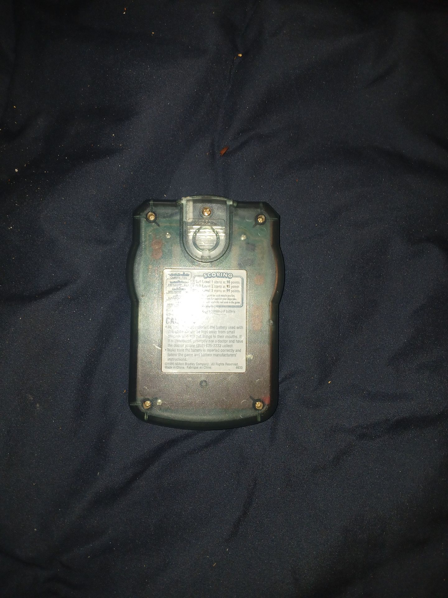 Battleship handheld game