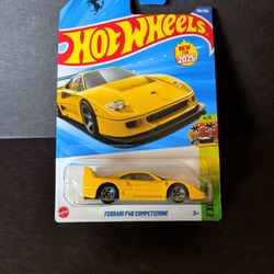 Hot Wheels Yellow Exotics Ferrari F 40 Competizione 