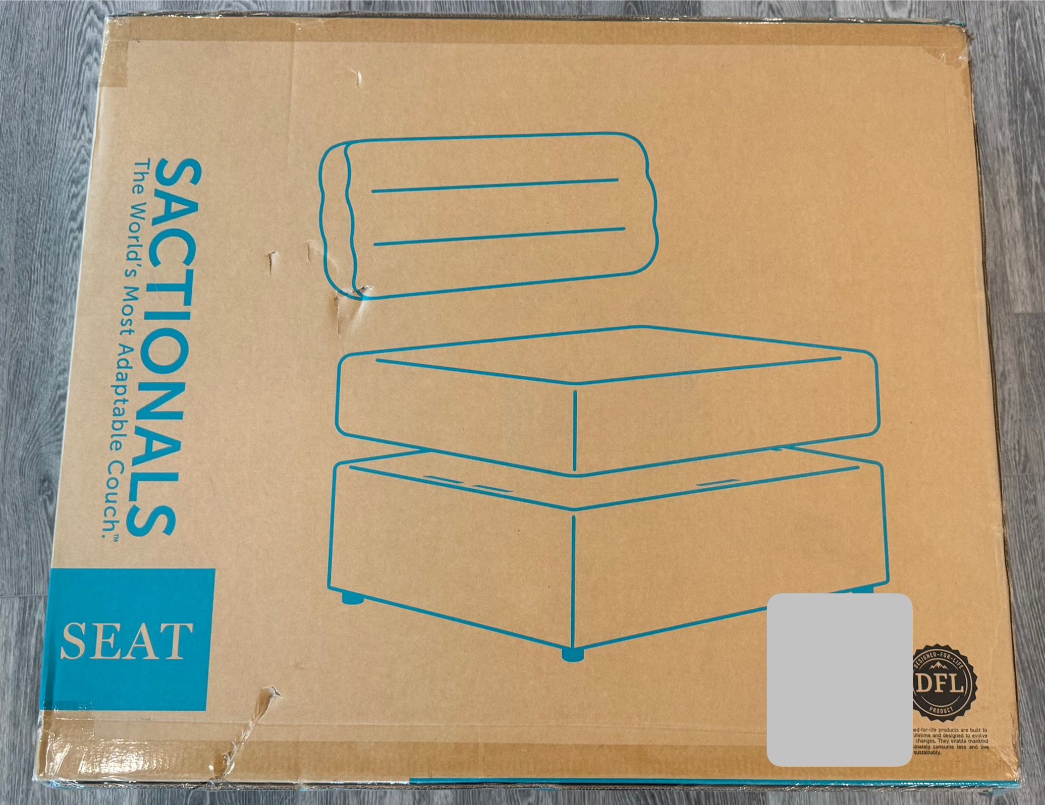 LoveSac Sactionals Seat Insert Set: Standard