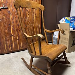 Wood Rocking Chair Very Good Condition 