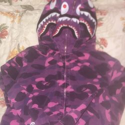 BAPE Color Camo Shark  Full Zip Double Hoodie