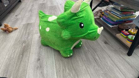 Bouncy Pals Toddler Dinosaur Hopper Toy, Kids Outdoor Ride on Bounce Animal