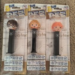 New in package set of three pez candy dispensers Harry Potter wizarding world Hermione Granger Ron