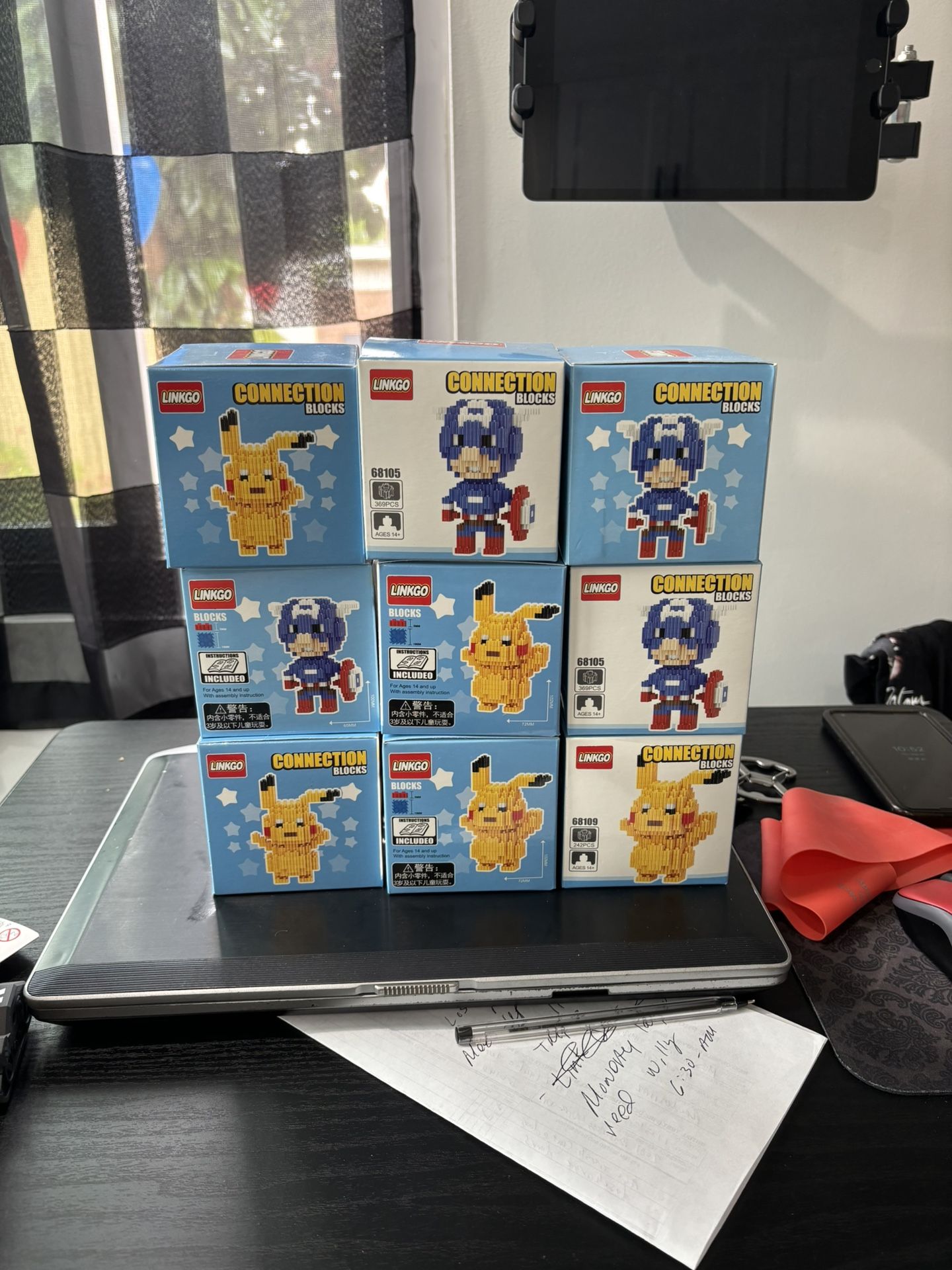 Linkgo/ Captain America / Pikachu