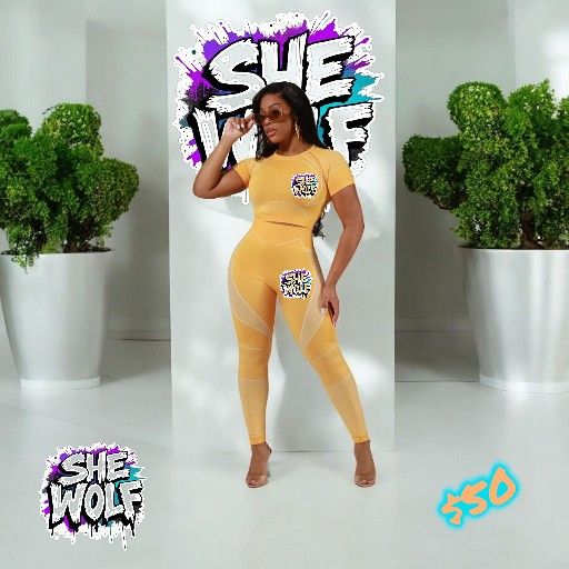 Women's Crop Top Legging Set