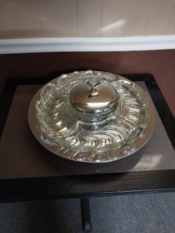 Vintage Kromex Spinning Lazy Susan 