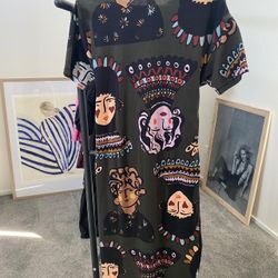 US Size 4–6 Gorman Organic  Claire Johnson Midi T-Shirt Wrap Dress  Size: Size 6 AU