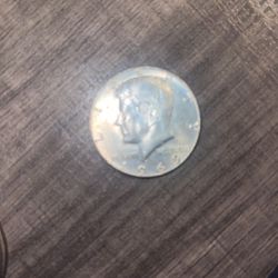 Half Dollar  Silver Coin 1969