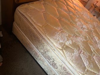 Just box spring and mattress in excellent condition