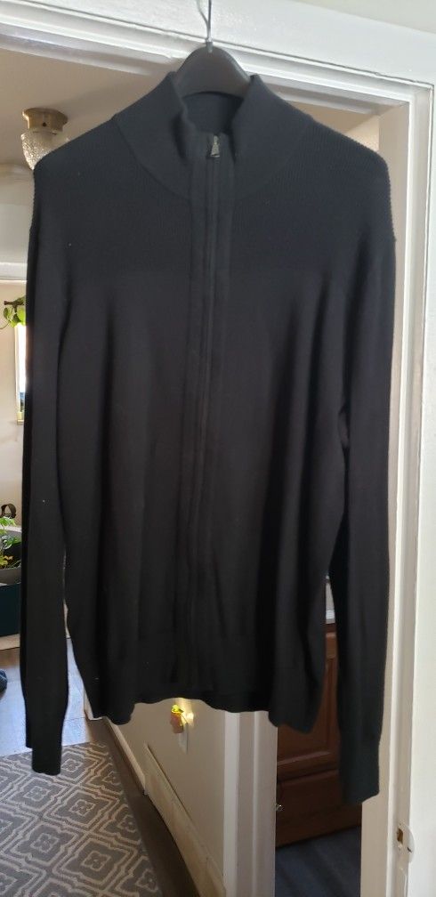XL Men's Banana Republic Zip Up Sweater