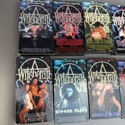 Witchcraft Movie Collection And Others VHS