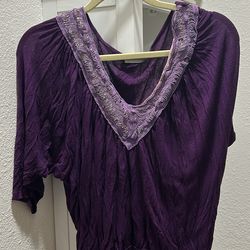 Purple blouse
