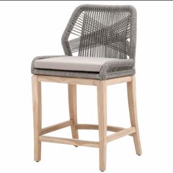 Essentials For Living Outdoor Rope Counter Stool