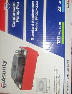 Asurity PROCP-22ST Condensate Pump Pro