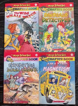 4 Magic School Bus Chapter Books – Scholastic – Classic Early Editions