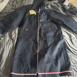 Thom Browne Navy Blue Jacket "detachable"